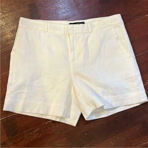 Banana Republic White Linen Shorts